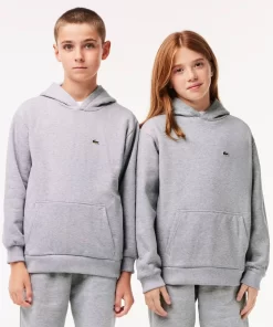 Lacoste Mädchenkleidung>Kinder Sweatshirt Aus Fleece Heidekraut Grau Cca