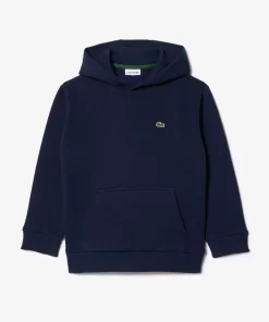 Lacoste Mädchenkleidung>Kinder Sweatshirt Aus Fleece Navy Blau 166