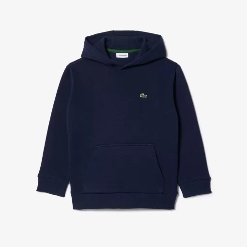 Lacoste Mädchenkleidung>Kinder Sweatshirt Aus Fleece Navy Blau 166