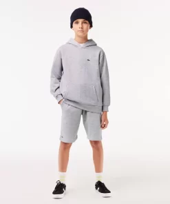 Lacoste Mädchenkleidung>Kinder Sweatshirt Aus Fleece Heidekraut Grau Cca