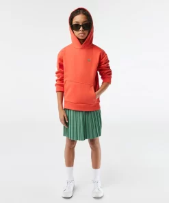 Lacoste Mädchenkleidung>Kinder Sweatshirt Aus Fleece Orange 02K