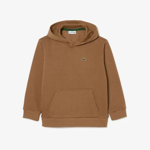 Lacoste Mädchenkleidung>Kinder Sweatshirt Aus Fleece Braun Six