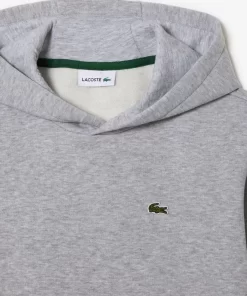 Lacoste Mädchenkleidung>Kinder Sweatshirt Aus Fleece Heidekraut Grau Cca