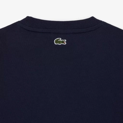 Lacoste Mädchenkleidung>Kinder Sweatshirt Mit Colourblock Und Kontrast-Logo Navy Blau / Weis 525