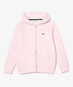 Lacoste Jungenkleidung>Kinder Sweatshirt Mit Kanguru-Tasche Hellrosa T03