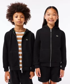 Lacoste Jungenkleidung>Kinder Sweatshirt Mit Kanguru-Tasche Schwarz 031