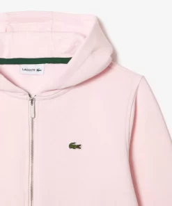 Lacoste Jungenkleidung>Kinder Sweatshirt Mit Kanguru-Tasche Hellrosa T03