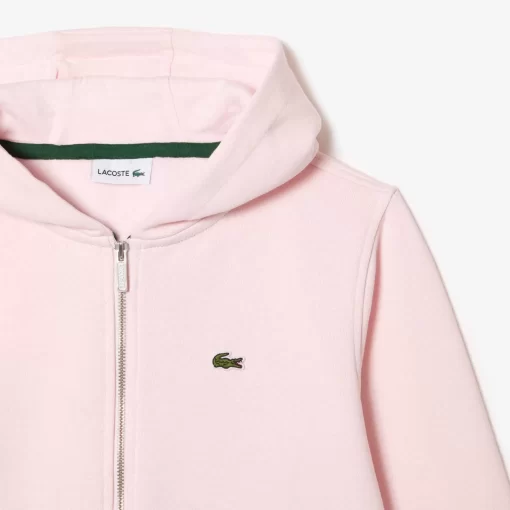 Lacoste Jungenkleidung>Kinder Sweatshirt Mit Kanguru-Tasche Hellrosa T03