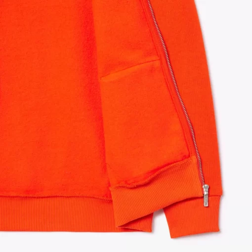 Lacoste Jungenkleidung>Kinder Sweatshirt Mit Kanguru-Tasche Orange Sji