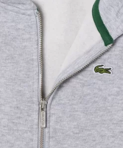 Lacoste Mädchenkleidung>Kinder Sweatshirt Mit Kanguru-Tasche Heidekraut Grau Cca