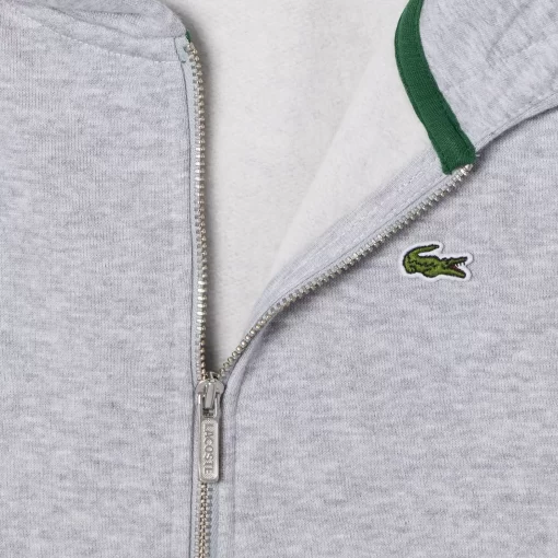 Lacoste Mädchenkleidung>Kinder Sweatshirt Mit Kanguru-Tasche Heidekraut Grau Cca