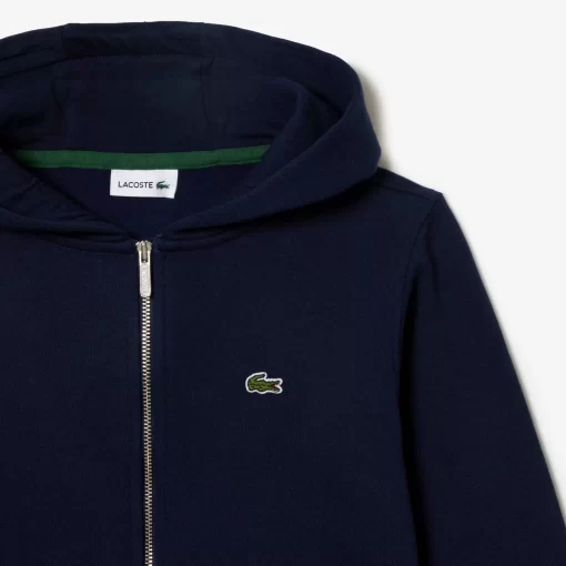 Lacoste Mädchenkleidung>Kinder Sweatshirt Mit Kanguru-Tasche Navy Blau 166