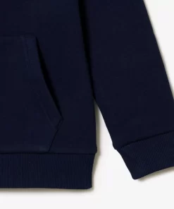 Lacoste Mädchenkleidung>Kinder Sweatshirt Mit Kanguru-Tasche Navy Blau 166