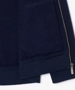 Lacoste Mädchenkleidung>Kinder Sweatshirt Mit Kanguru-Tasche Navy Blau 166