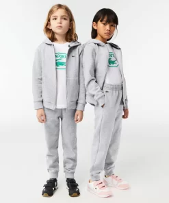 Lacoste Mädchenkleidung>Kinder Trainingshose Mit Colourblock Heidekraut Grau Cca