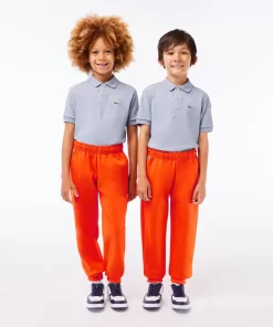 Lacoste Mädchenkleidung>Kinder Trainingshose Mit Colourblock Orange Sji