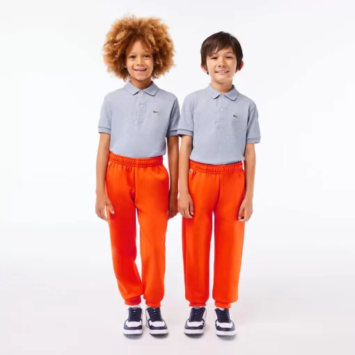 Lacoste Mädchenkleidung>Kinder Trainingshose Mit Colourblock Orange Sji