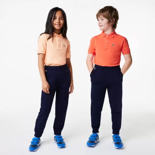 Lacoste Mädchenkleidung>Kinder Trainingshose Mit Colourblock Navy Blau 166