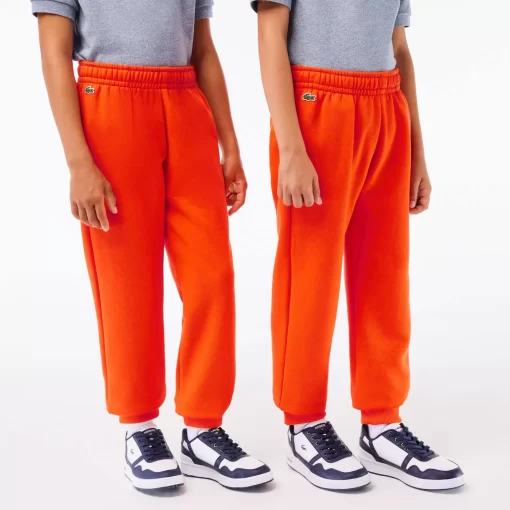 Lacoste Mädchenkleidung>Kinder Trainingshose Mit Colourblock Orange Sji