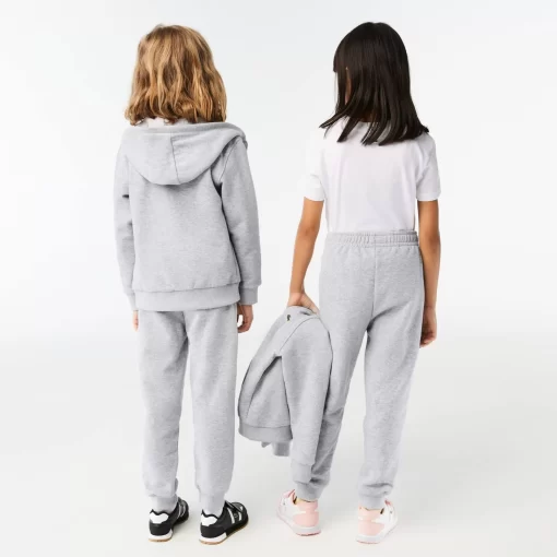 Lacoste Mädchenkleidung>Kinder Trainingshose Mit Colourblock Heidekraut Grau Cca