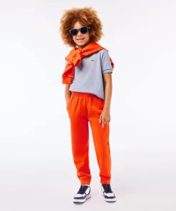 Lacoste Mädchenkleidung>Kinder Trainingshose Mit Colourblock Orange Sji