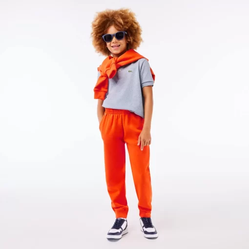 Lacoste Mädchenkleidung>Kinder Trainingshose Mit Colourblock Orange Sji