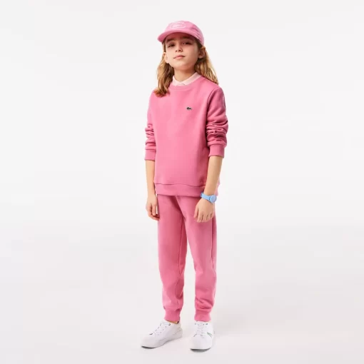 Lacoste Mädchenkleidung>Kinder Trainingshose Mit Colourblock Reseda Rosa 2R3