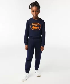 Lacoste Mädchenkleidung>Kinder Trainingshose Mit Colourblock Navy Blau 166