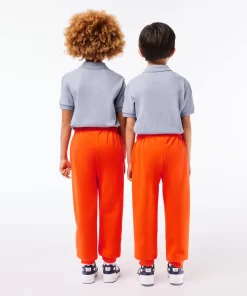 Lacoste Mädchenkleidung>Kinder Trainingshose Mit Colourblock Orange Sji