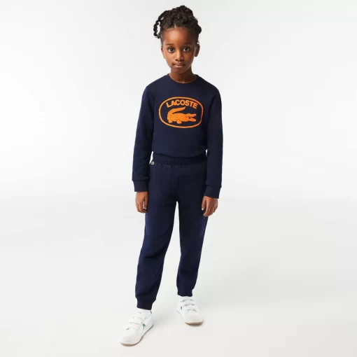 Lacoste Mädchenkleidung>Kinder Trainingshose Mit Colourblock Navy Blau 166