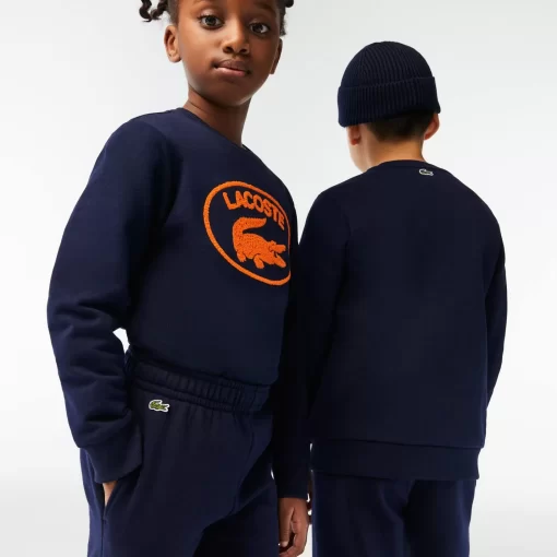 Lacoste Mädchenkleidung>Kinder Trainingshose Mit Colourblock Navy Blau 166