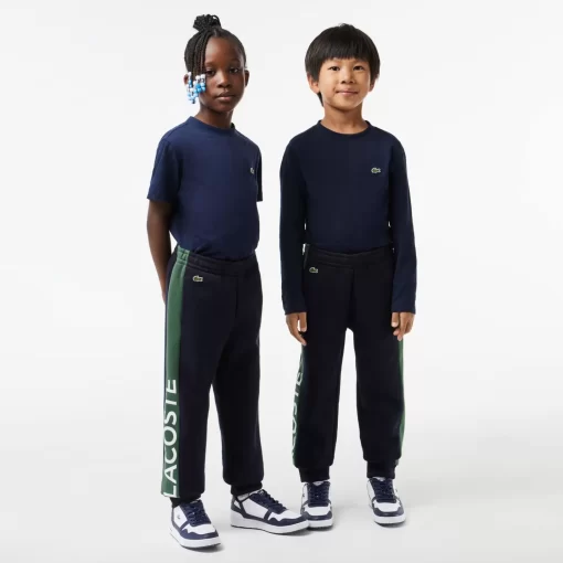 Lacoste Jungenkleidung>Kinder Trainingshosen Aus Bio-Baumwolle Und Recyceltem Polyester Navy Blau / Dunkelgrun Mi7