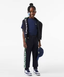 Lacoste Jungenkleidung>Kinder Trainingshosen Aus Bio-Baumwolle Und Recyceltem Polyester Navy Blau / Dunkelgrun Mi7