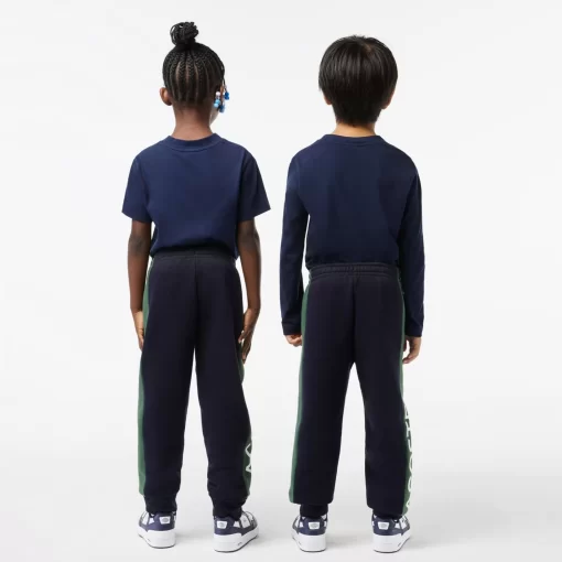 Lacoste Jungenkleidung>Kinder Trainingshosen Aus Bio-Baumwolle Und Recyceltem Polyester Navy Blau / Dunkelgrun Mi7