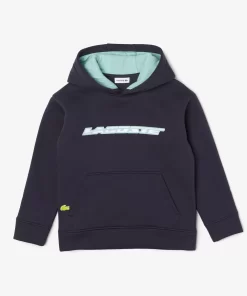 Lacoste Mädchenkleidung>Kinder X Netflix Hoodie Aus Bio-Baumwolle Blau Kxe