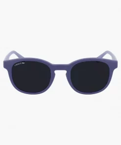 Lacoste Accessoires>Kinder Sonnenbrille Mit Eckigem Kunststoffrahmen Blue Matte 424