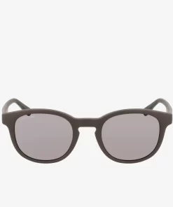 Lacoste Accessoires>Kinder Sonnenbrille Mit Eckigem Kunststoffrahmen Matte Black 002