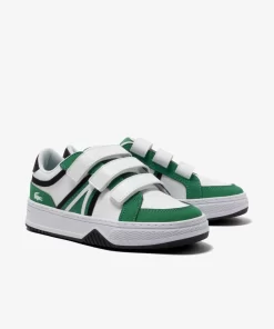 Lacoste Schuhe>Kinder-Sneaker L001 Mit Logo Dk Grn/Wht 2D2