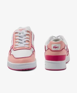 Lacoste Schuhe>Kinder-Sneaker T-Clip Mit Kontrast-Sohle White/Light Pink 1Y9