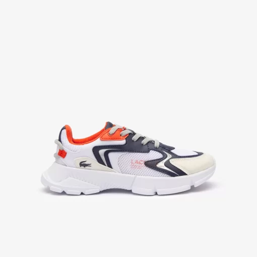 Lacoste Schuhe>Kinder-Sneakers L003 Neo Aus Textil White/Orange 1U2