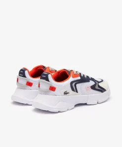 Lacoste Schuhe>Kinder-Sneakers L003 Neo Aus Textil White/Orange 1U2