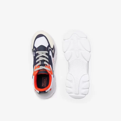 Lacoste Schuhe>Kinder-Sneakers L003 Neo Aus Textil White/Orange 1U2