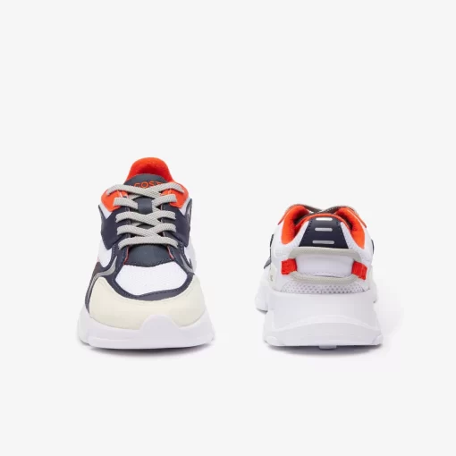 Lacoste Schuhe>Kinder-Sneakers L003 Neo Aus Textil White/Orange 1U2