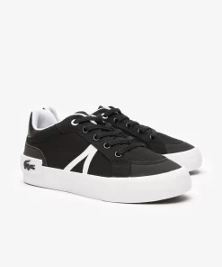 Lacoste Schuhe>Kinder-Sneakers L004 Aus Textil Black White 312