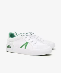 Lacoste Schuhe>Kinder-Sneakers L004 Aus Textil White/Green 082