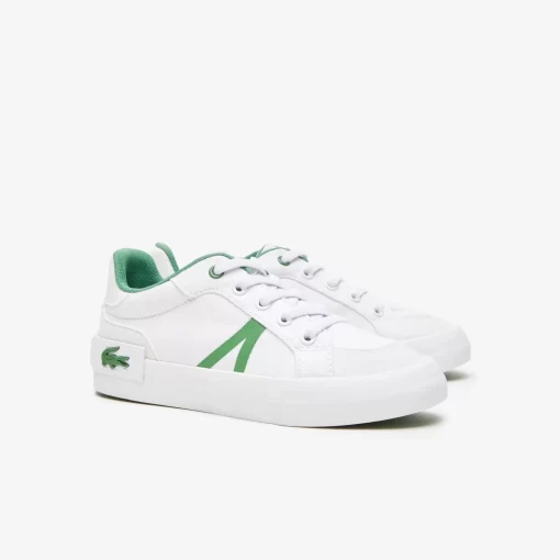 Lacoste Schuhe>Kinder-Sneakers L004 Aus Textil White/Green 082