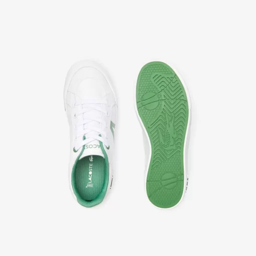 Lacoste Schuhe>Kinder-Sneakers L004 Aus Textil White/Green 082