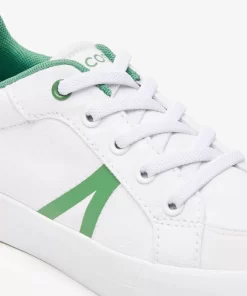 Lacoste Schuhe>Kinder-Sneakers L004 Aus Textil White/Green 082