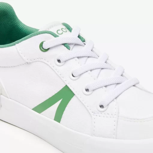 Lacoste Schuhe>Kinder-Sneakers L004 Aus Textil White/Green 082