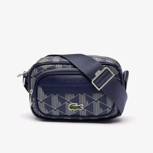 Lacoste Umhangetaschen & Gürteltaschen>Kleine Reporter-Tasche The Blend Mono Marine 166 Laponie M83